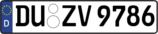 DU-ZV9786