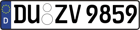 DU-ZV9859