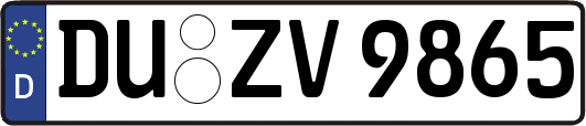 DU-ZV9865