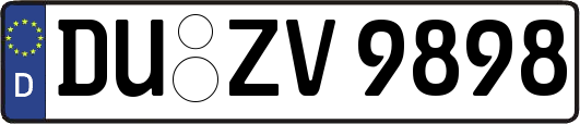 DU-ZV9898