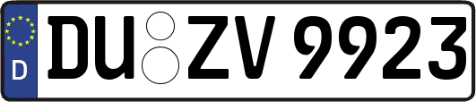 DU-ZV9923