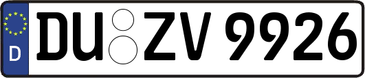 DU-ZV9926