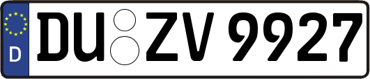DU-ZV9927