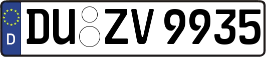 DU-ZV9935