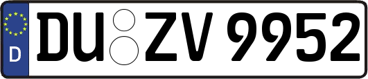 DU-ZV9952