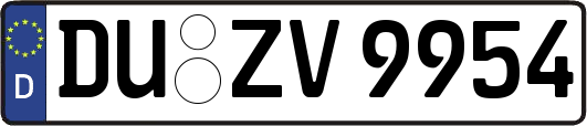 DU-ZV9954