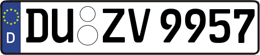 DU-ZV9957