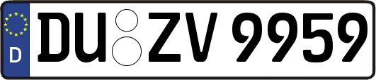 DU-ZV9959