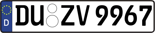 DU-ZV9967