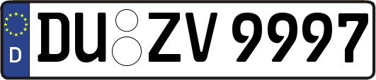 DU-ZV9997