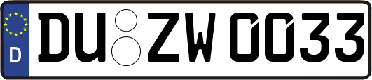 DU-ZW0033