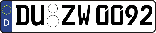 DU-ZW0092