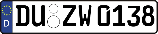 DU-ZW0138
