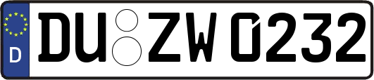 DU-ZW0232