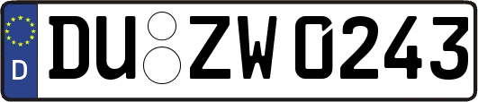 DU-ZW0243
