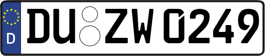 DU-ZW0249