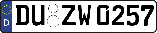 DU-ZW0257