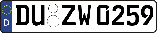 DU-ZW0259