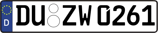 DU-ZW0261