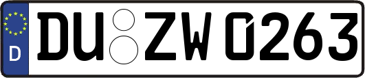 DU-ZW0263