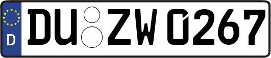 DU-ZW0267