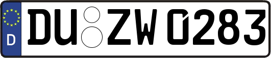 DU-ZW0283