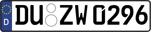DU-ZW0296