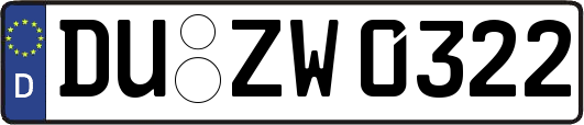 DU-ZW0322