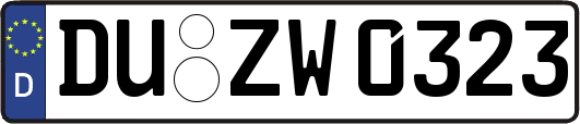 DU-ZW0323