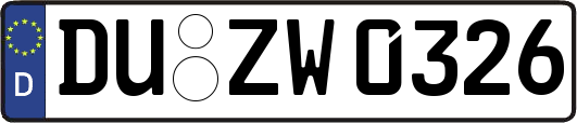 DU-ZW0326