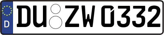 DU-ZW0332