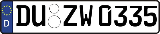 DU-ZW0335