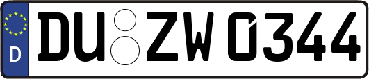 DU-ZW0344