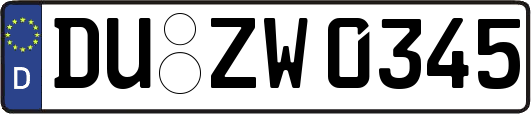 DU-ZW0345
