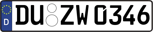 DU-ZW0346