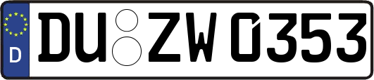 DU-ZW0353