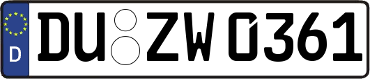 DU-ZW0361