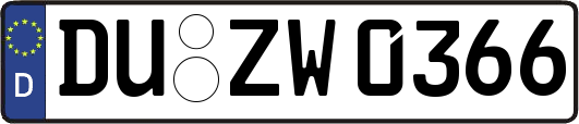 DU-ZW0366