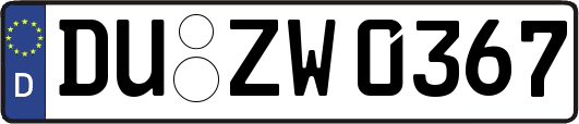DU-ZW0367