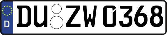 DU-ZW0368