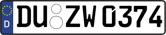DU-ZW0374