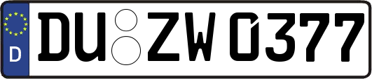 DU-ZW0377