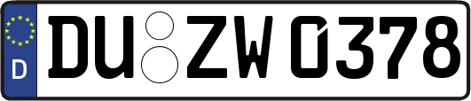 DU-ZW0378