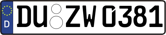 DU-ZW0381