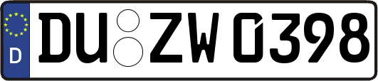 DU-ZW0398