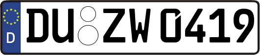 DU-ZW0419