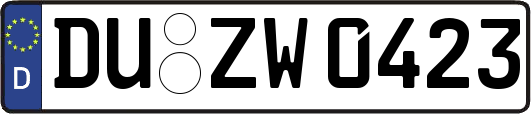 DU-ZW0423