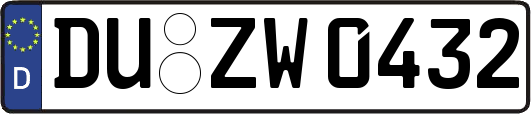 DU-ZW0432