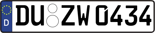 DU-ZW0434