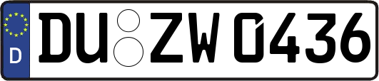 DU-ZW0436